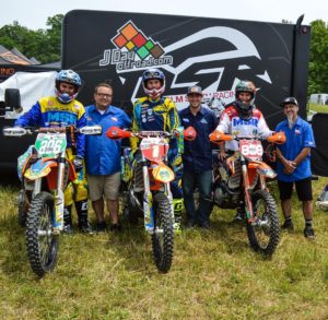 Josh Toth, Ben Kelley and Jason Klammer with our great sponsors from Malcolm Smith Racing Keith Hiser, Brent Harden and Paul Goyette.