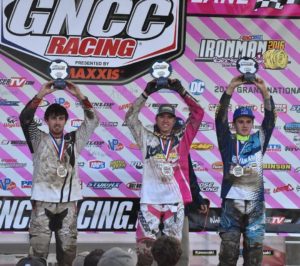 Josh Toth on the Ironman podium